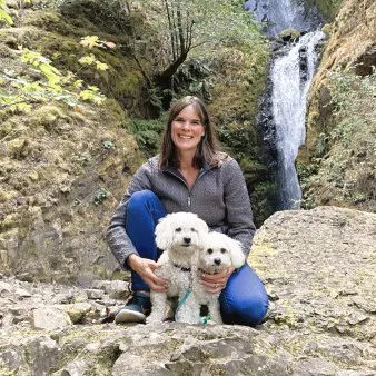 Jenne-Glover with 2 dogs